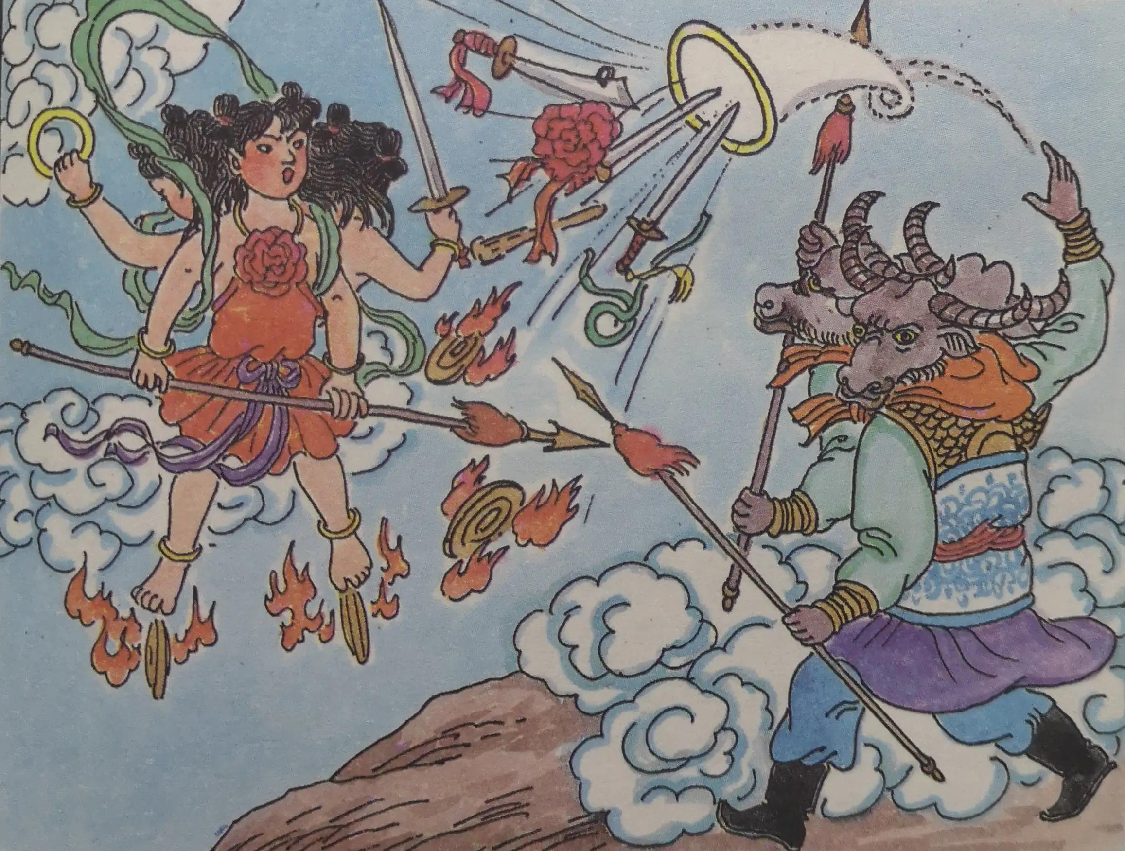 西游记第45回三斗,西游记第七十四回狮驼岭三妖王