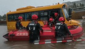 消防应对强降雨,消防增援强降雨工作