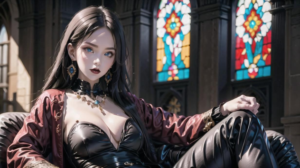 二次元ai女神图片,ai二次元少女美图