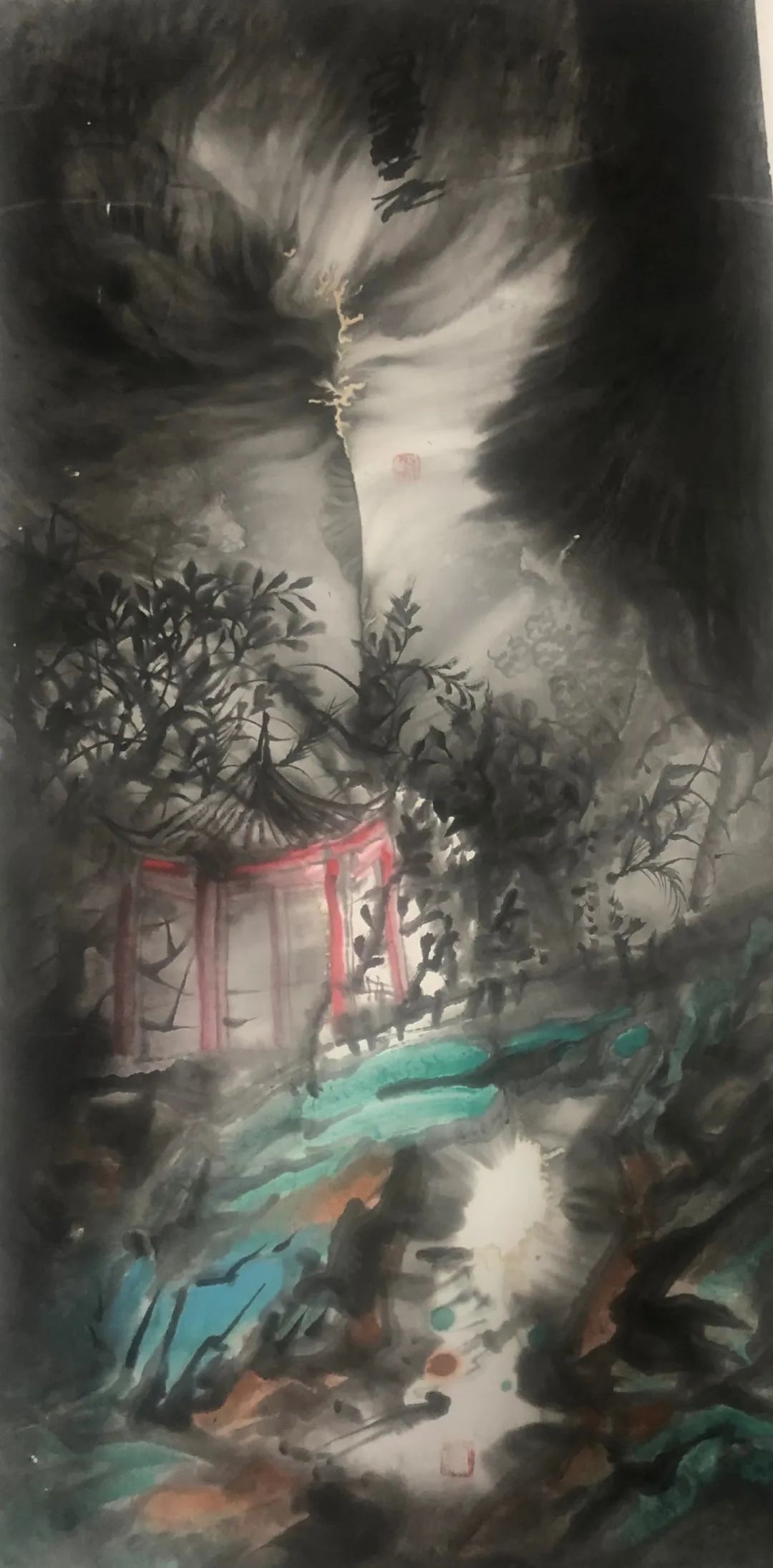 刘鸣水墨画欣赏,当代名家水墨人物画作品欣赏