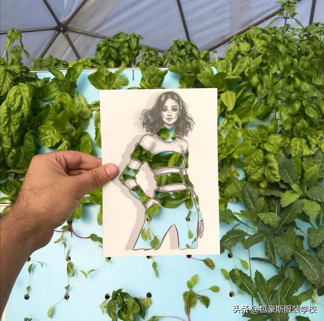 国际时尚插画师插画作品欣赏图文,创意插画古埃及