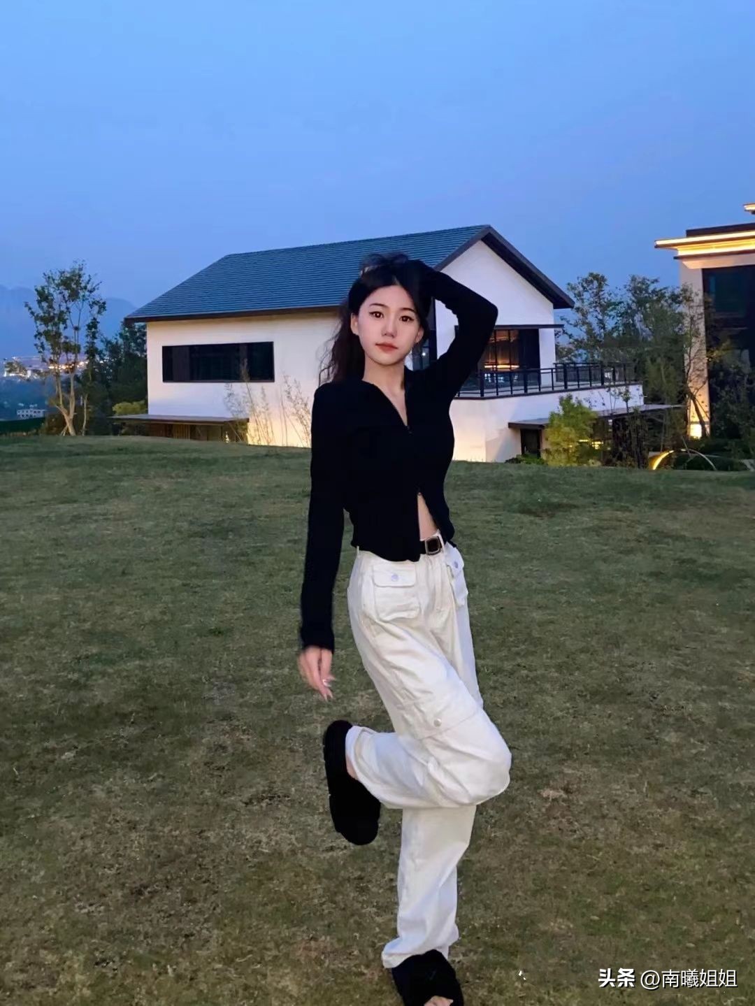 欧阳娜娜夏季工装裤,欧阳娜娜同款串标裤