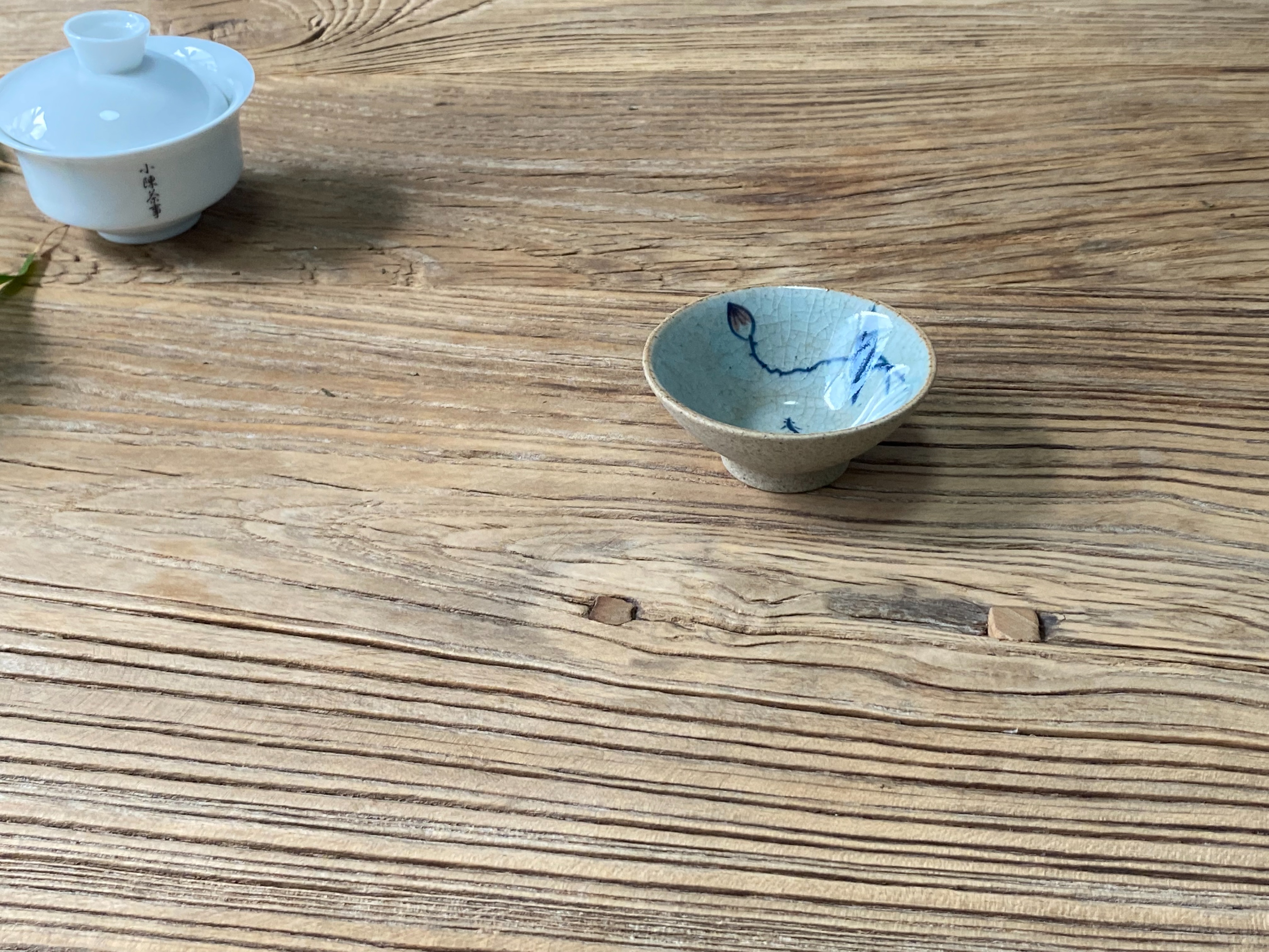 青花斗笠杯茶杯,茶碗斗笠杯