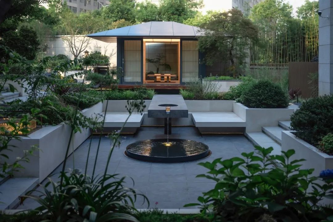 自然跌水景观,水幕瀑布跌水景观效果图