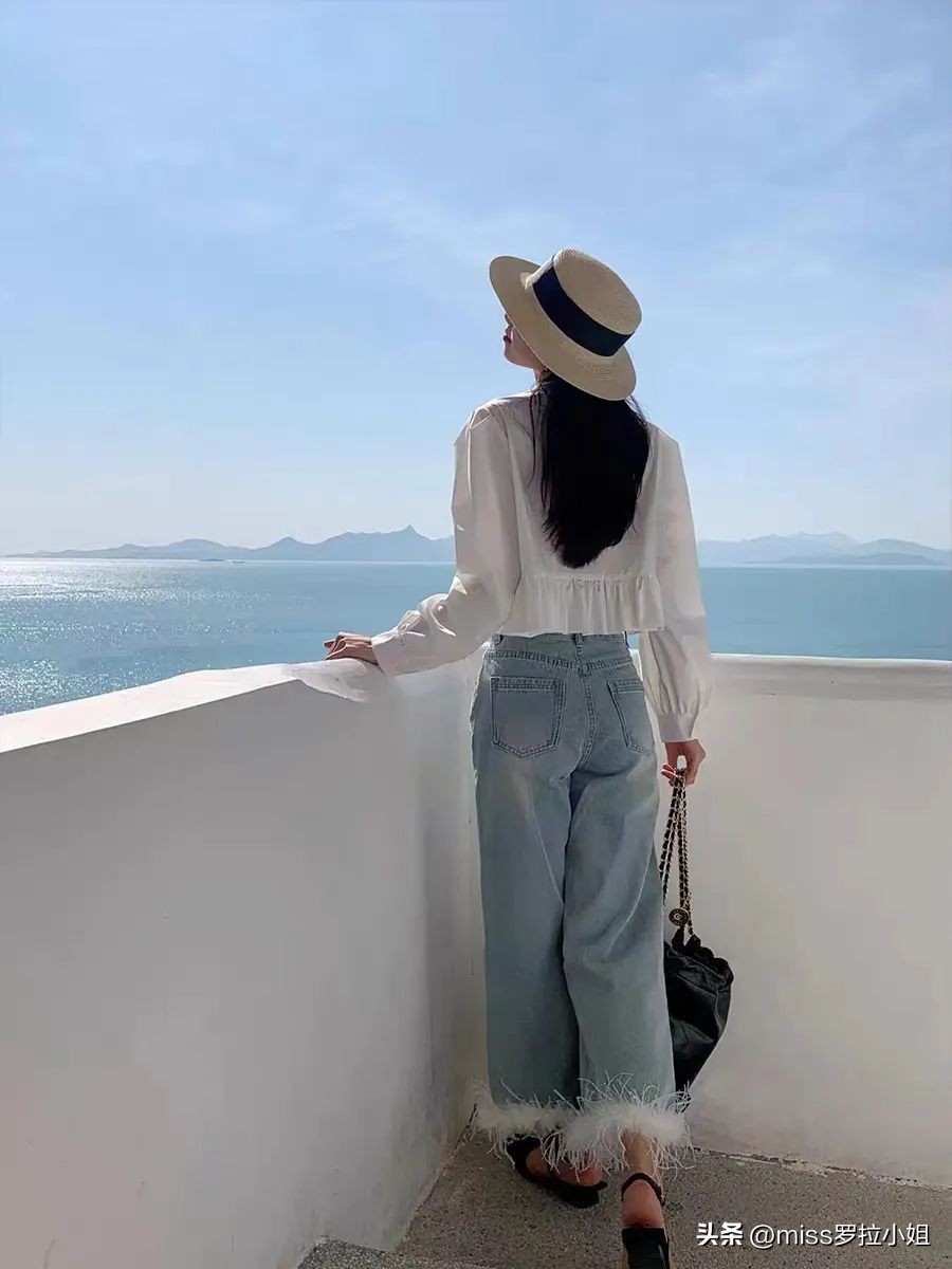 小个子雪纺v领上衣质感,女生穿搭ins高级质感上衣