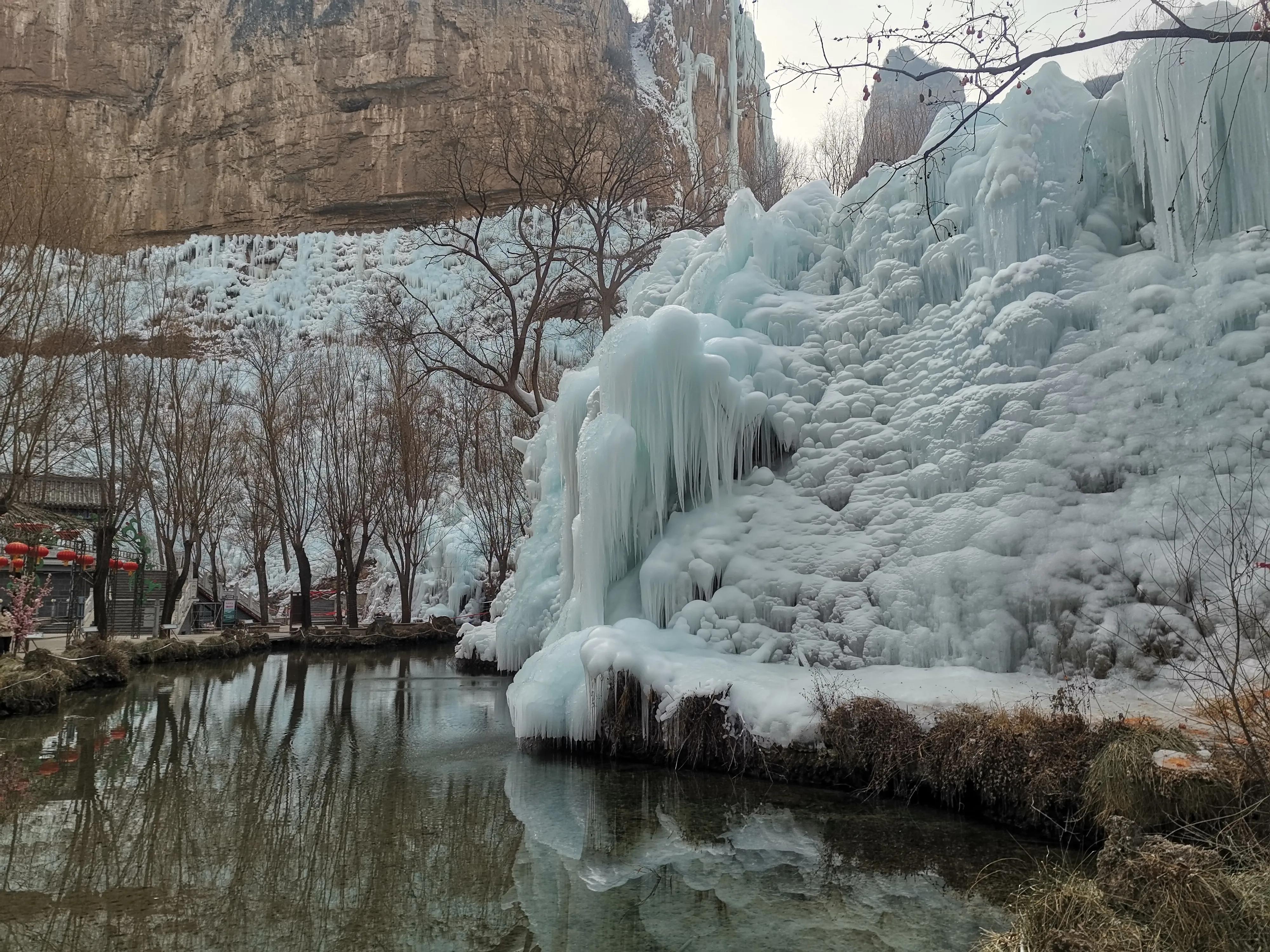 忽忽水冰瀑好玩吗,2017年1月赏冰瀑