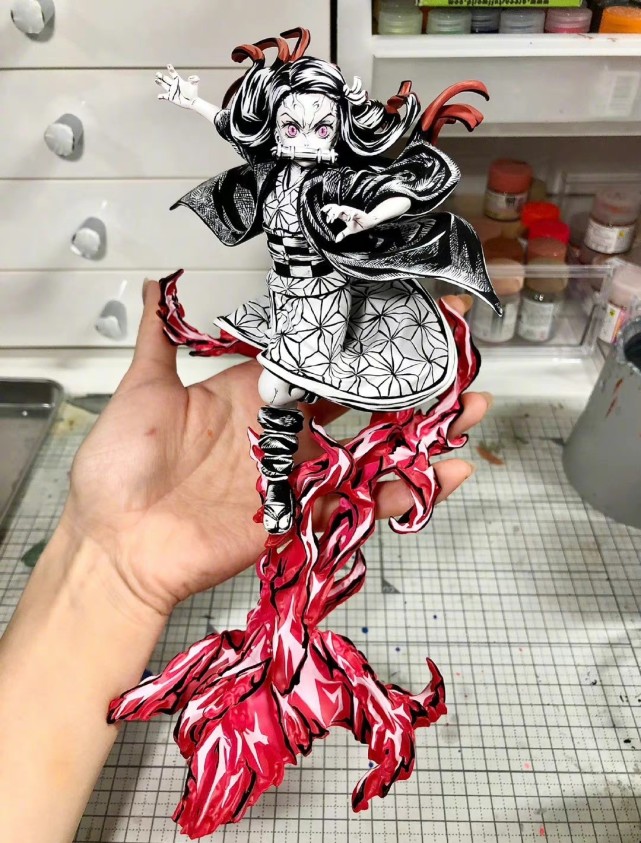 动漫手办是怎么做出来的,买来的手办涂装不好自己怎么重涂