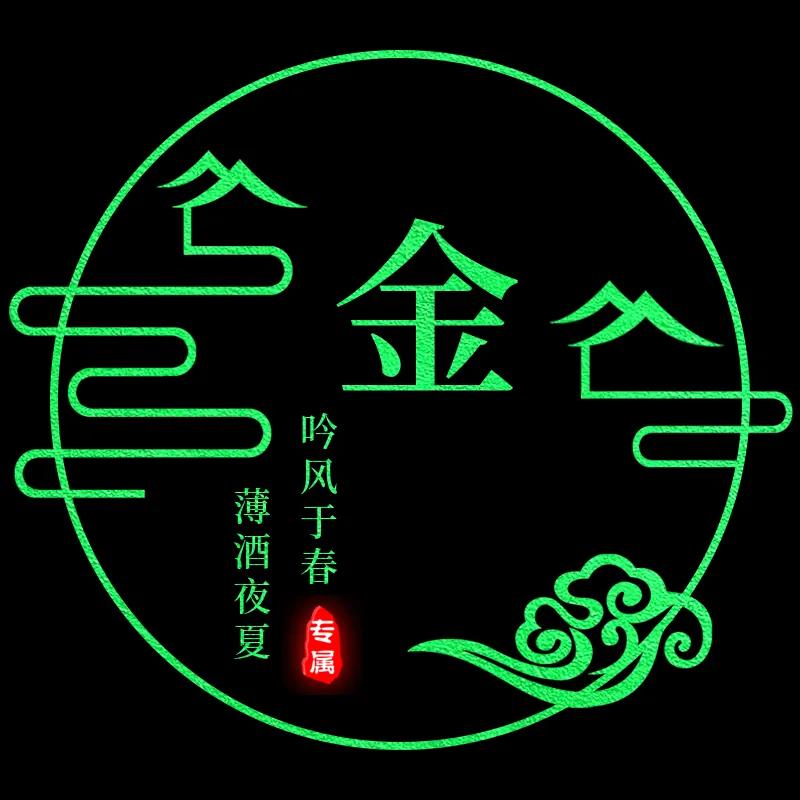 微信名字头像文字姓氏,金光闪闪姓氏头像文字