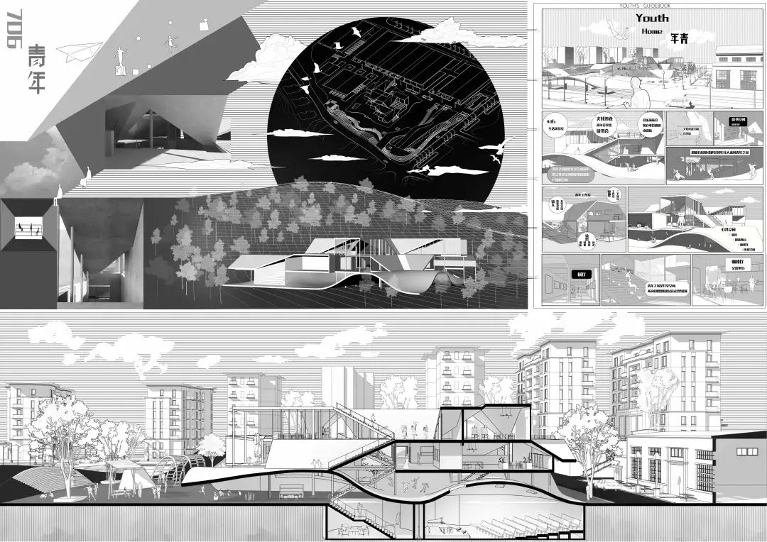 2022湖南大学建筑与规划学院三年级课程作业展