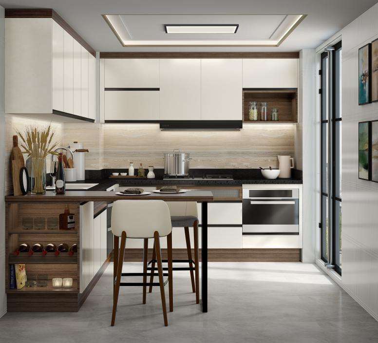 入户见厨房怎么改,入户就是厨房怎么布局