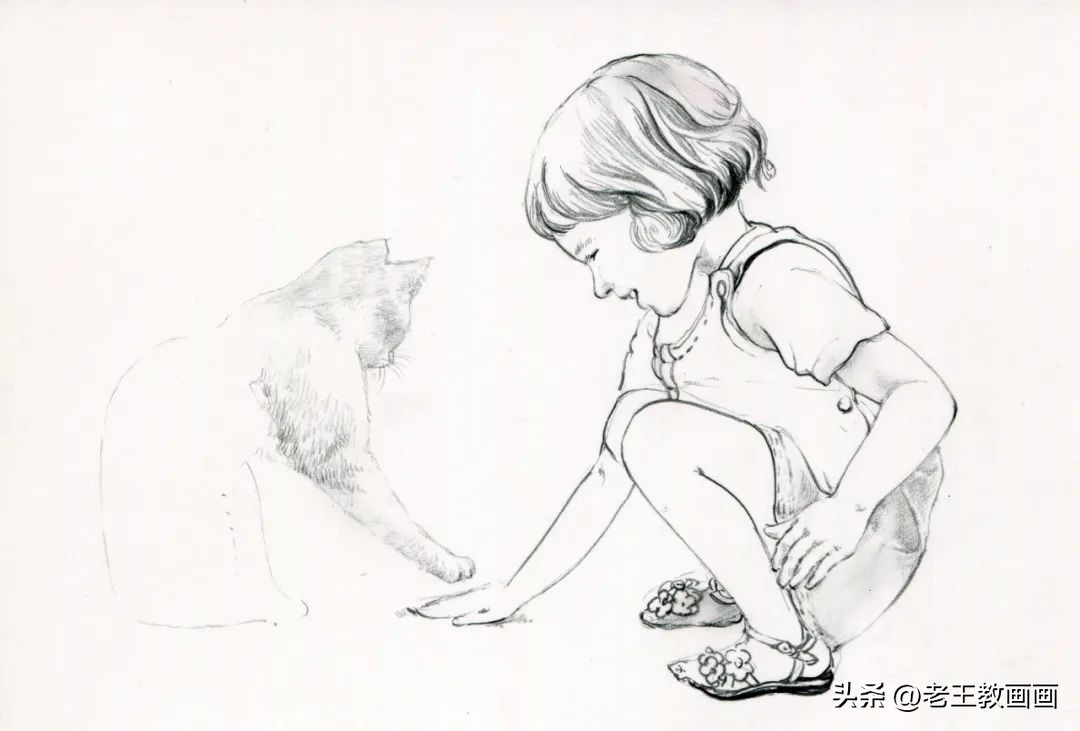 零基础学画人物素描,素描小动物素描入门零基础教程