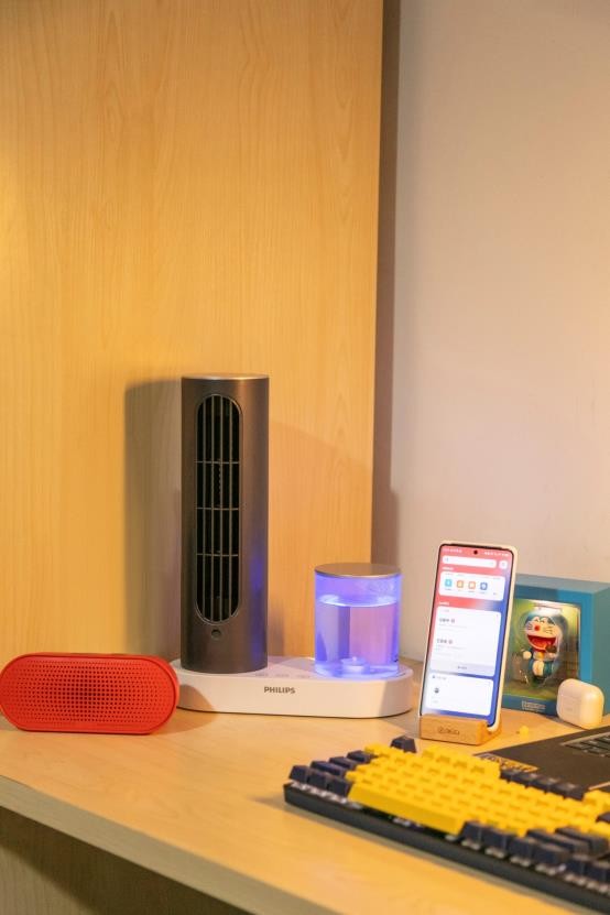 夏天降温神器随身携带空气加湿器,电风扇加湿器家里专用