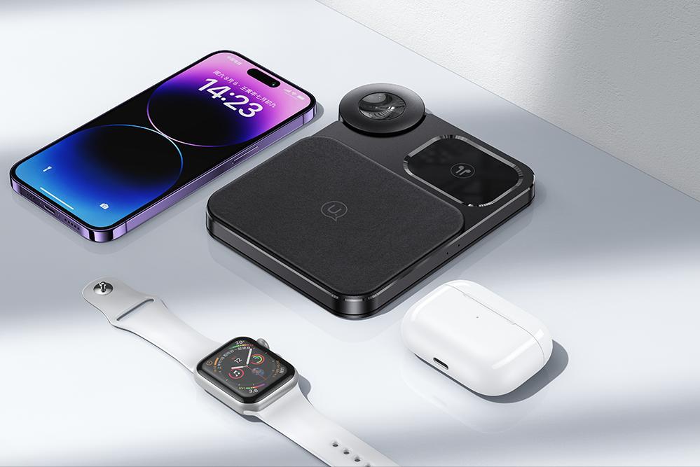 三合一充电器可以一起充吗,瑞特克三合一磁吸无线充