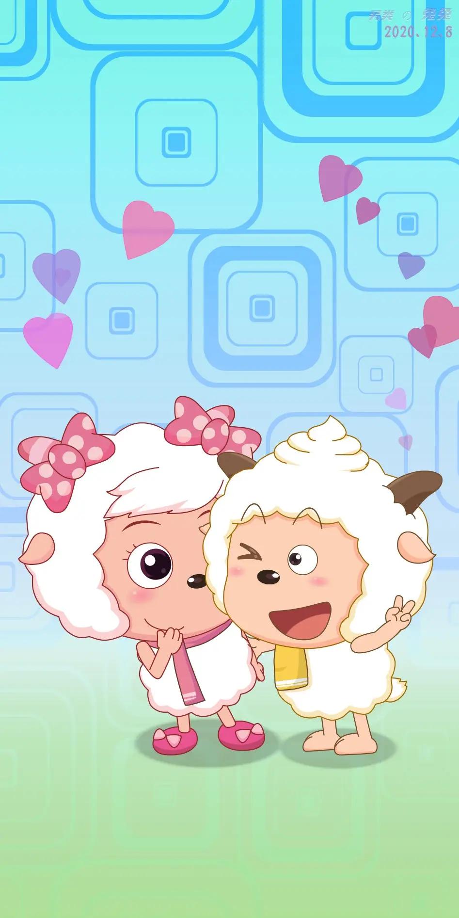 喜羊羊灰太狼壁纸玩一玩,喜羊羊壁纸拟人图官方