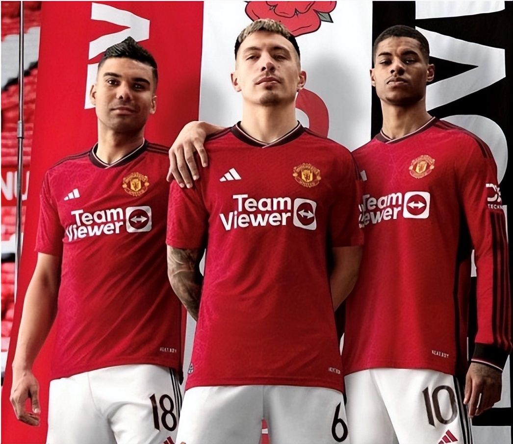 曼联球衣2324主场整套,曼联16-17主场球衣