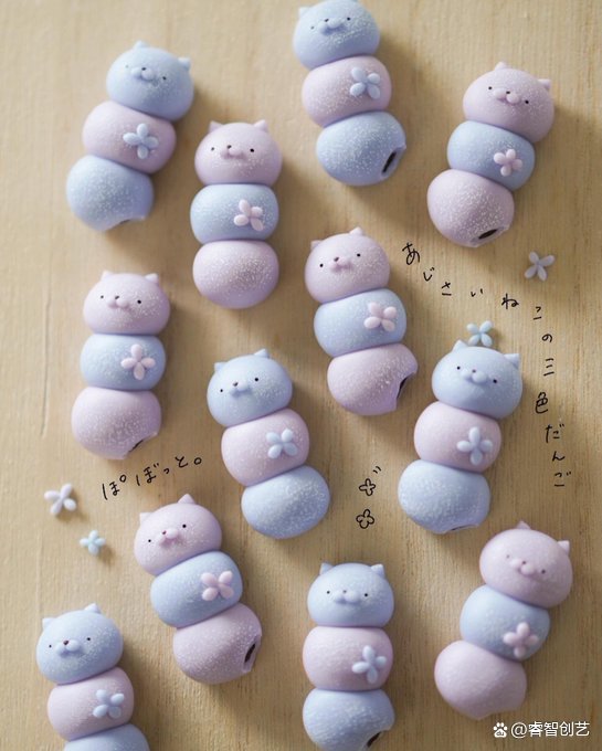 精致点心不舍入口，动物造型疗愈人心，日本艺术家之精美「点心」