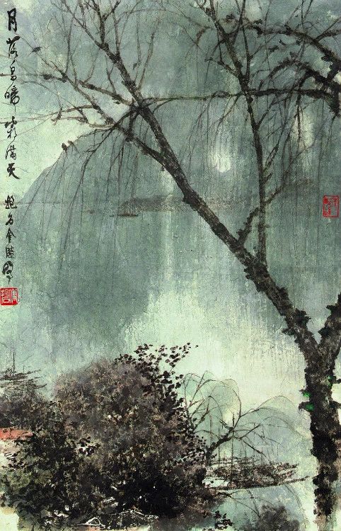 傅抱石山水画100幅欣赏,傅抱石山水画100幅高清图欣赏