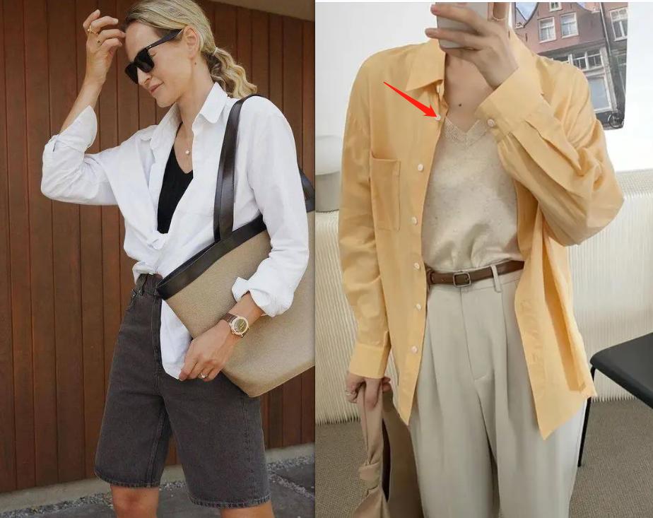 什么衣服适合跟衬衫叠穿,衬衫叠穿高级感春天