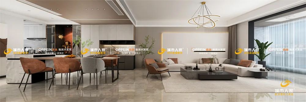 极简餐厅客餐厅一体设计,客餐厅一体设计极简