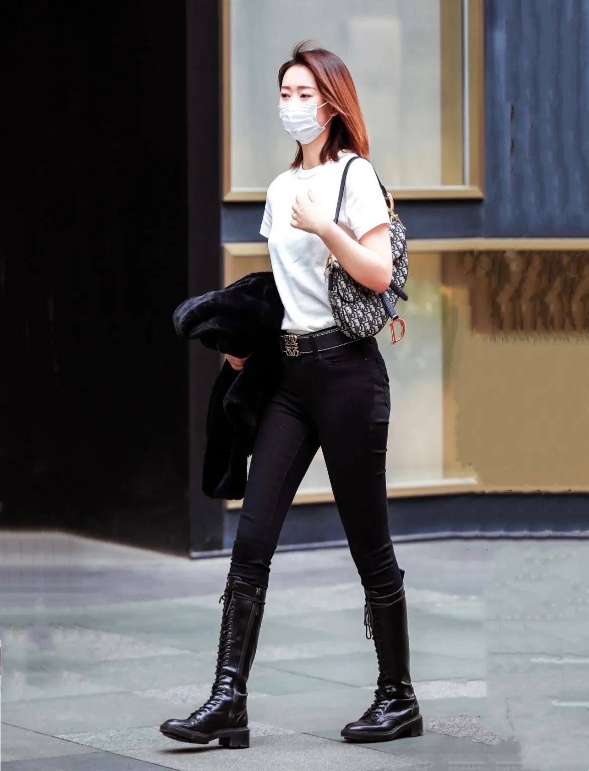 大牌包包街拍ysl,dior包包街拍