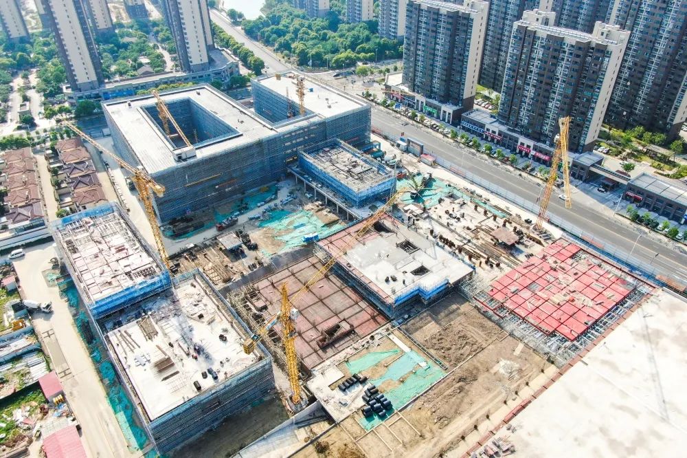 新改建学校施工,速看青云路步行街最新改造进度