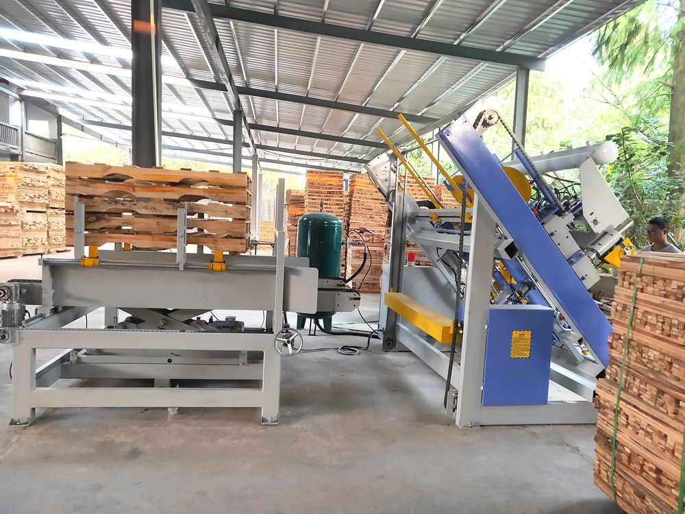 托盘自动打钉机如何回钉,托盘打钉机码垛