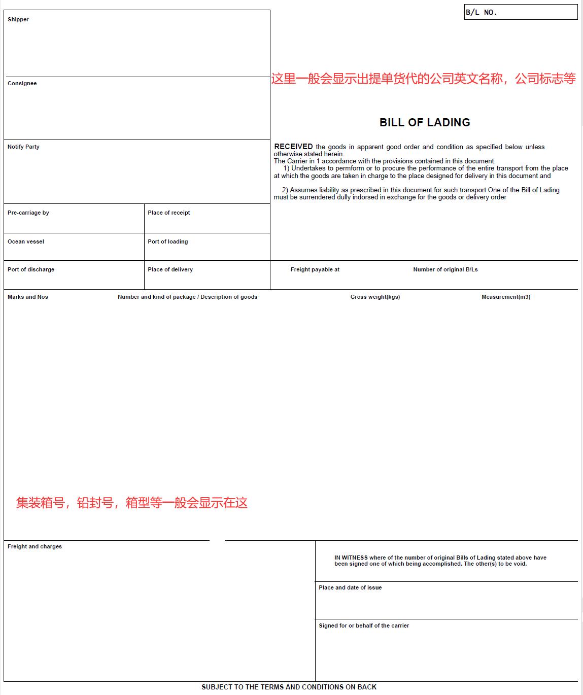 海运提单的含义,介绍海运提单的概念和内容