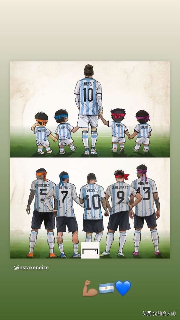 梅罗差距！整个阿根廷帮梅西圆梦，整个葡萄牙在证明自己比C罗强