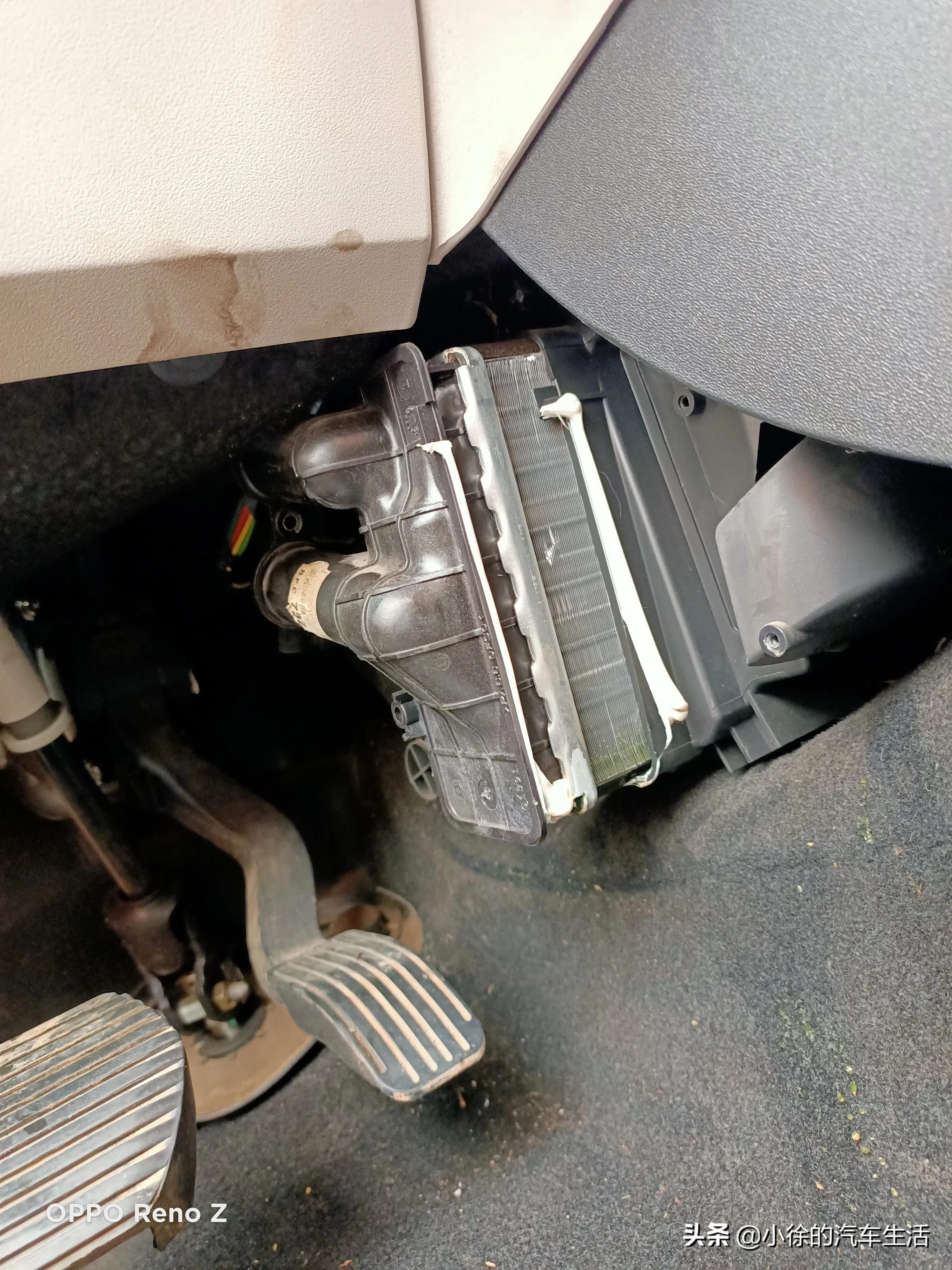 才7万多公里的法系车，雪铁龙世嘉，暖风水箱就坏了？