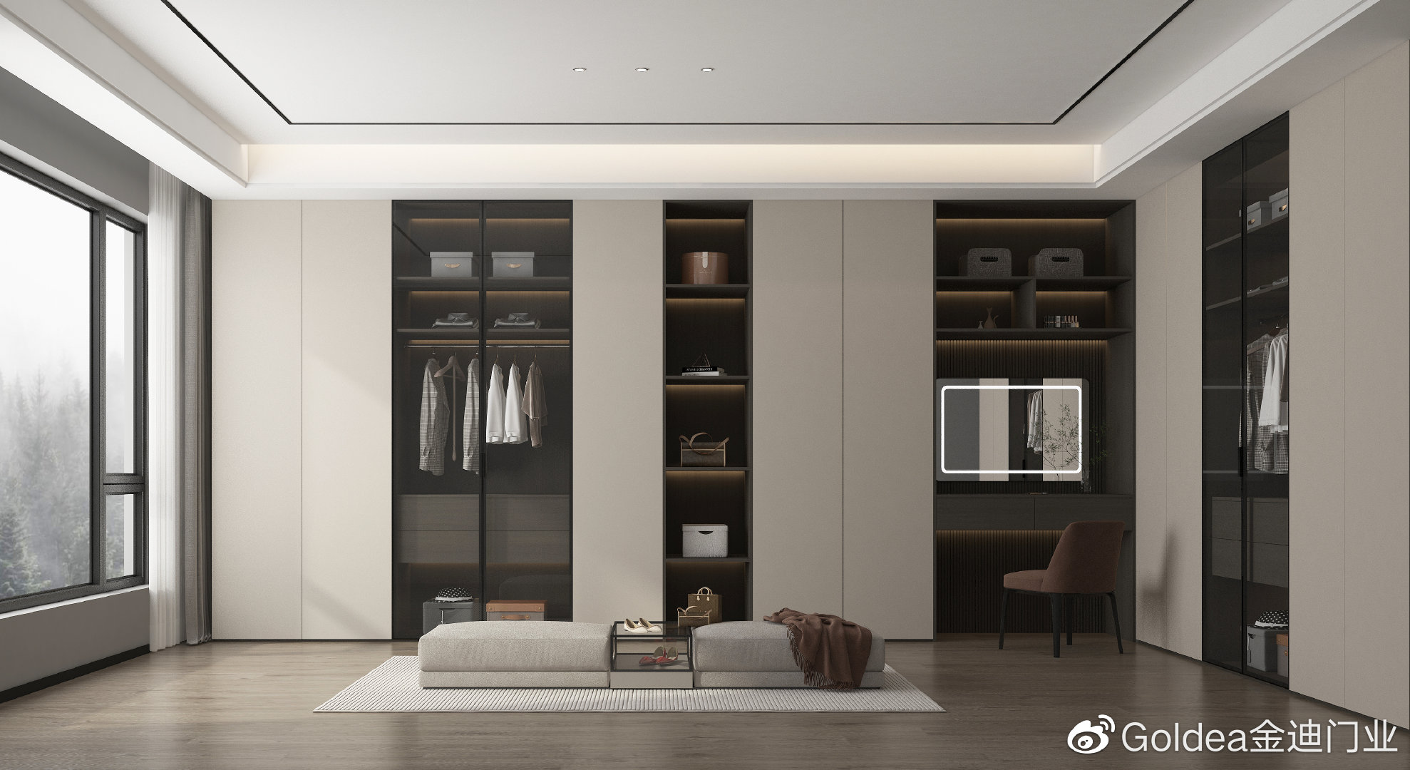 金迪门业轻奢图片,金迪现代简约门