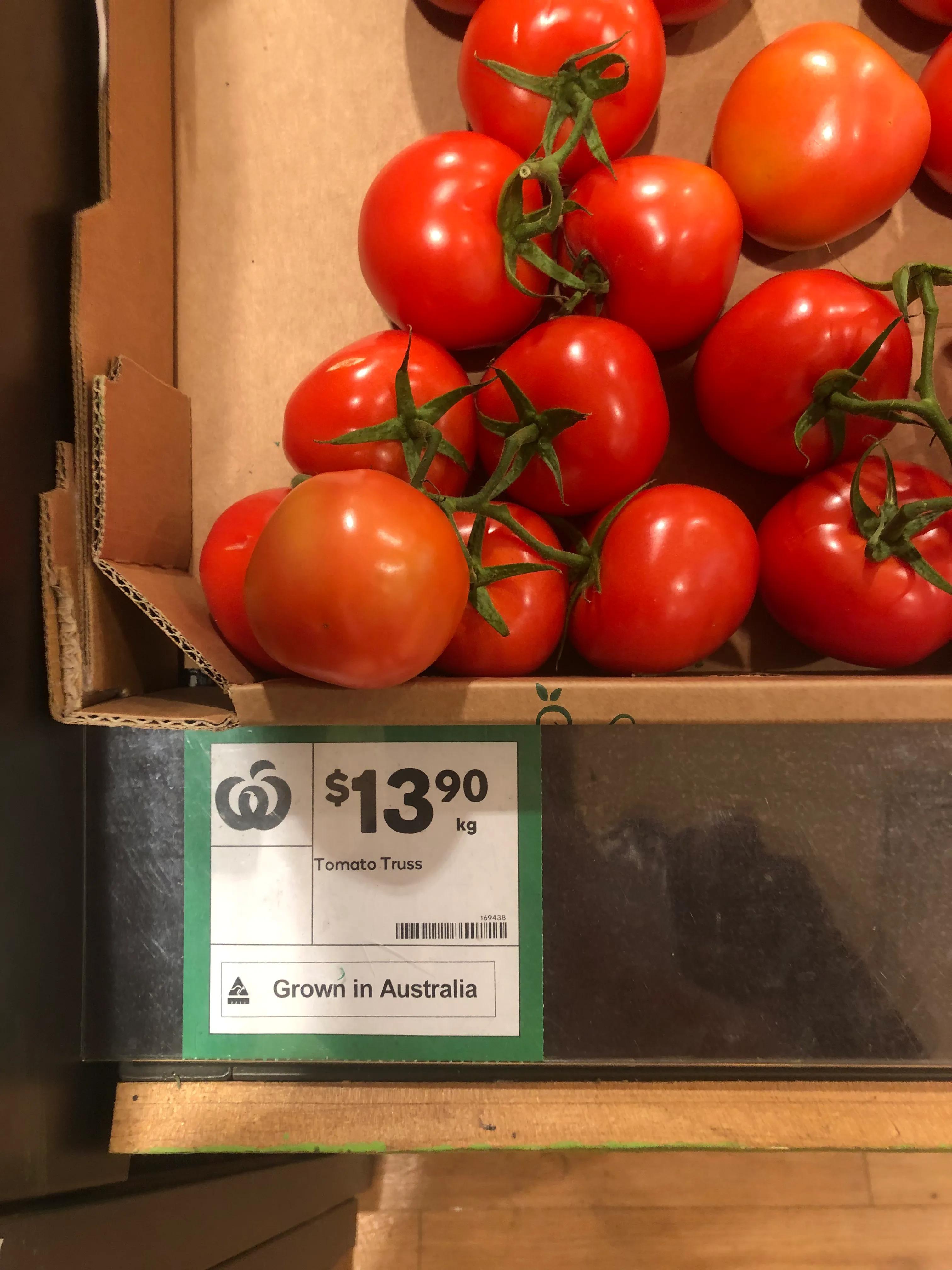 澳大利亚为什么西红柿那么贵,谈谈澳洲的物价