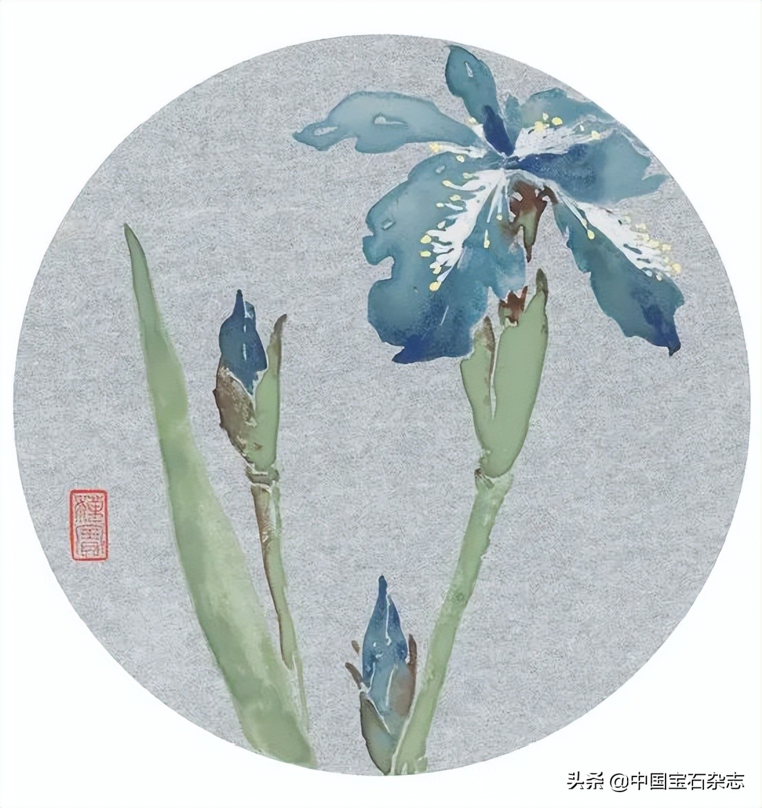 宝石微尘皆入笔湘女唐音写婵娟——观唐婵的工笔重彩绘画