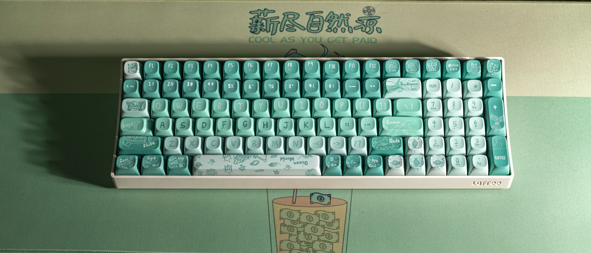 lofree洛斐小翘键盘有背光吗,洛斐键盘小翘测评