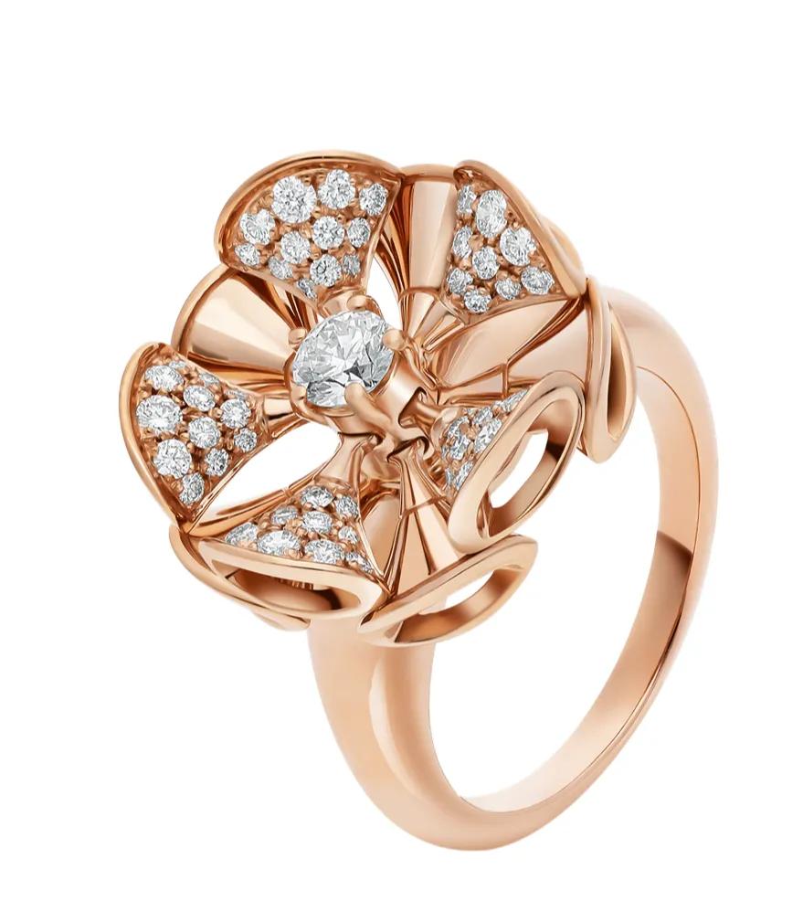 宝格丽divadream戒指,宝格丽divasdream项链