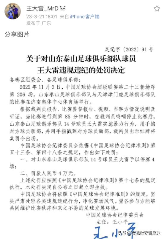 足协最新消息王小平,足协纪律委员会负责人王小平