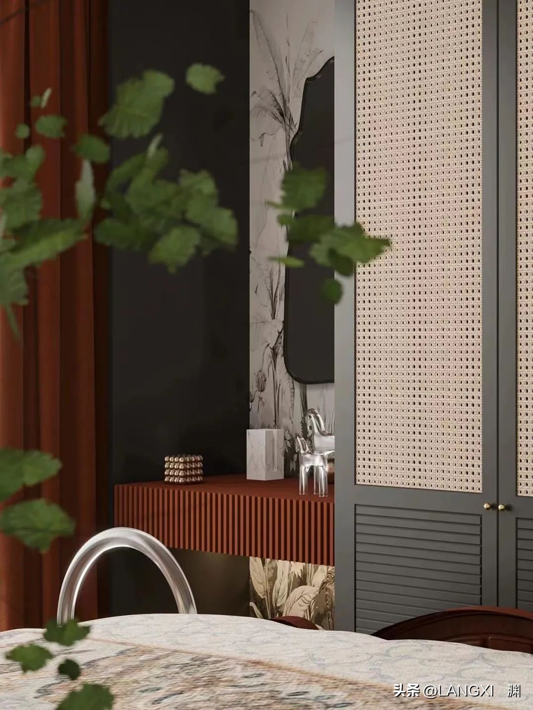 南洋复古风效果图设计元素,复古风的设计太有年代感了