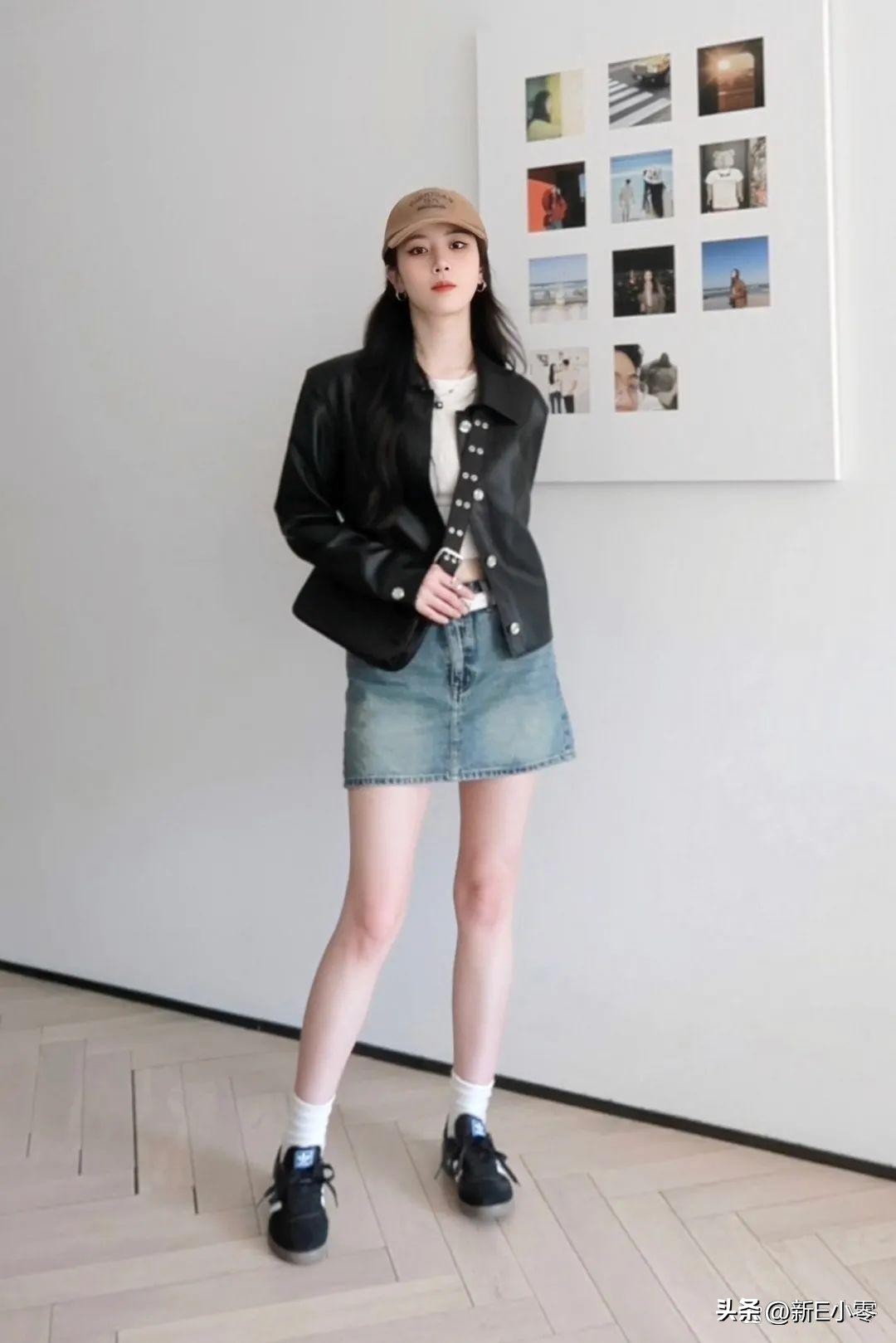 2024早春新款皮衣大码,一件皮衣有多百搭