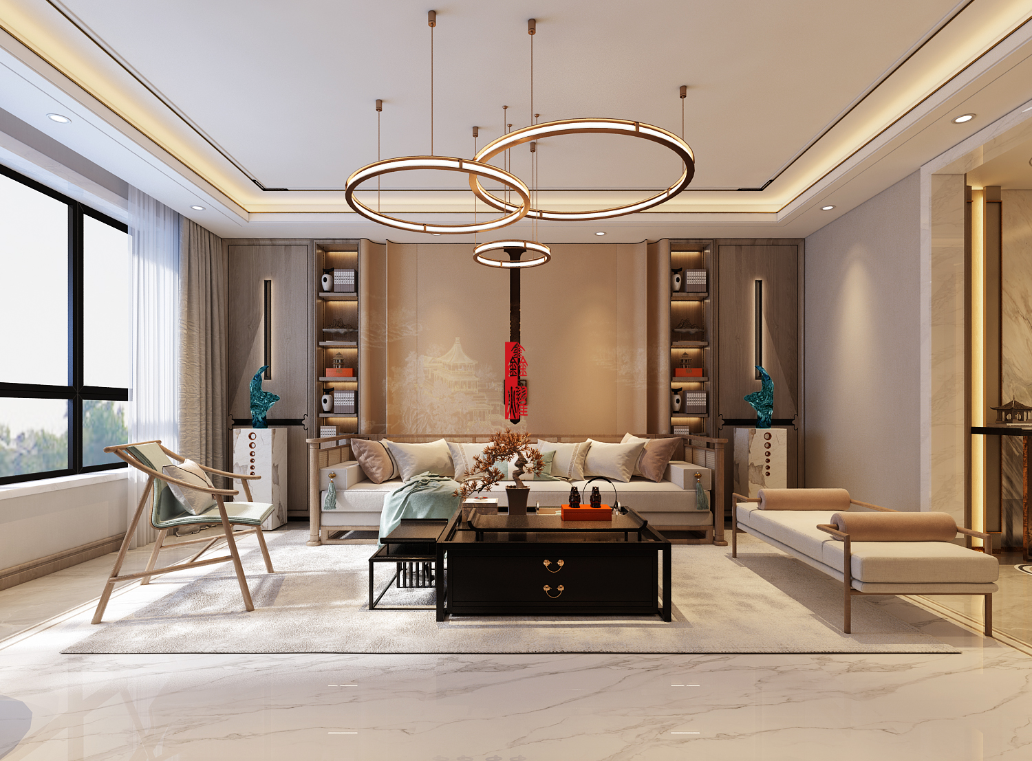 呼市装修公司客厅天花板的吊顶应该怎样装修，资深设计师良心建议