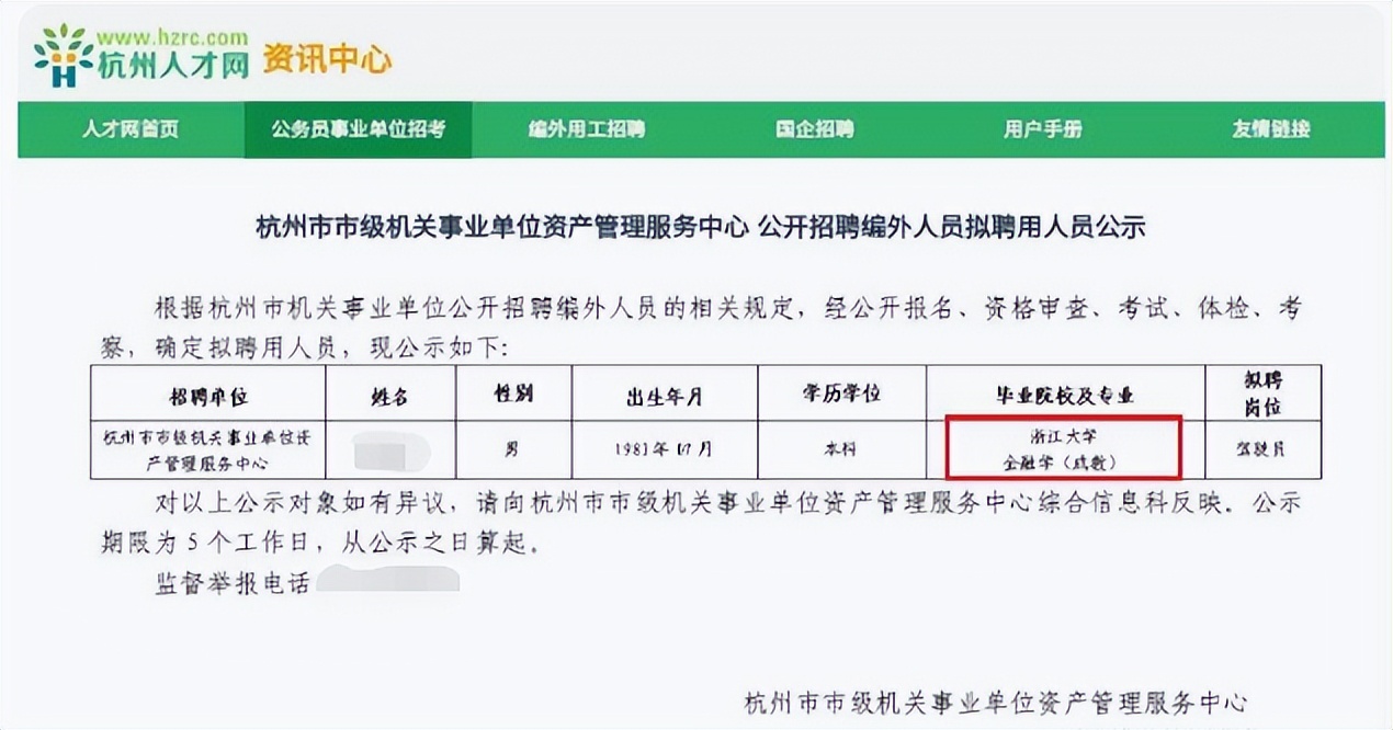 浙大金融本科应聘司机,浙大金融毕业当司机