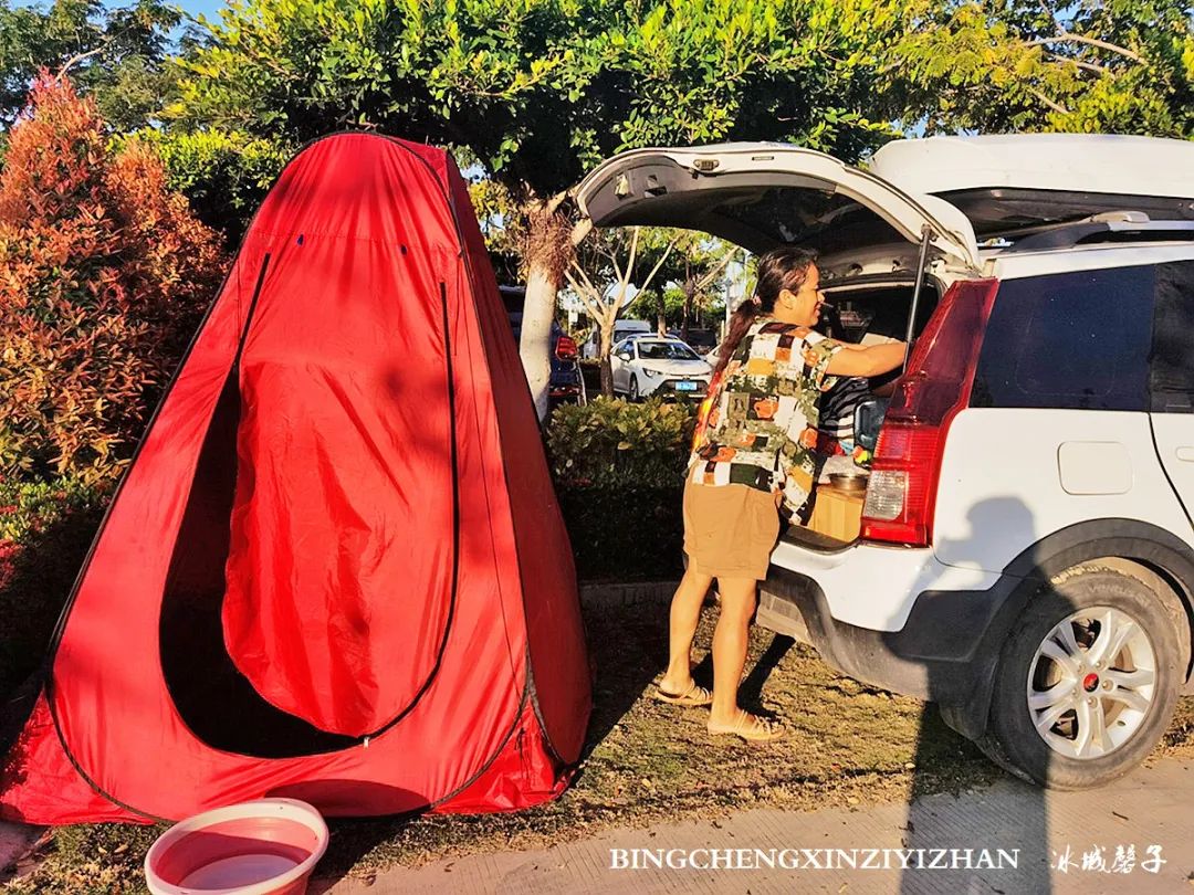 海南九所房车露营基地,三轮车自驾游穷游海南