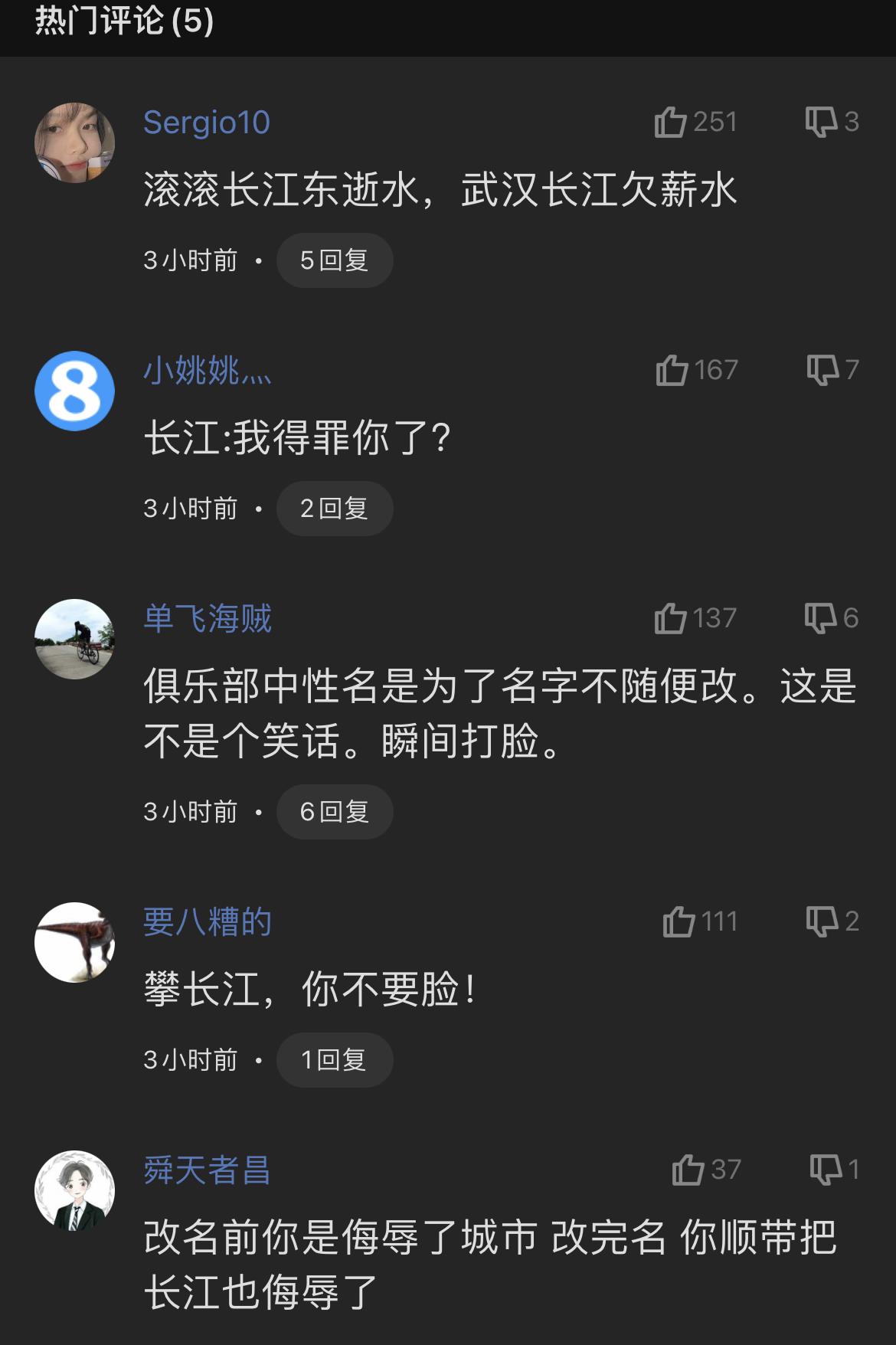 武汉长江队以前的名字,武汉队改名最新消息