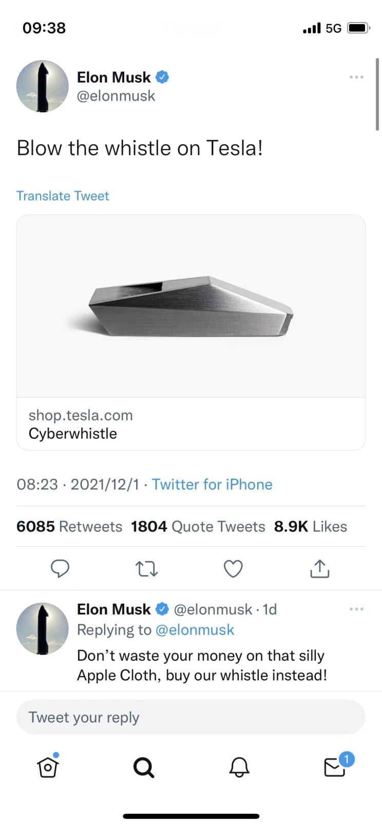 特斯拉限量版哨子开箱,特斯拉哨子限量版