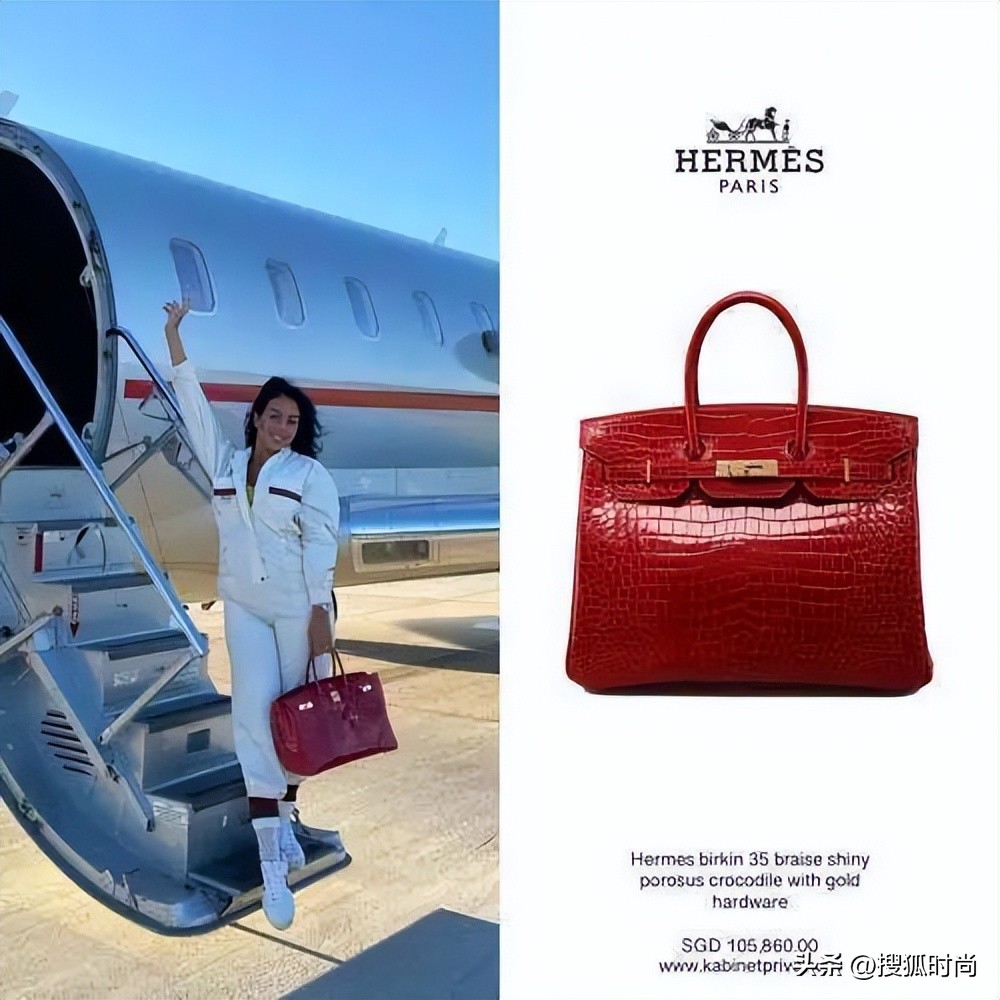 柜姐实现爱马仕自由，足球巨星C罗的女友可不只是个性感的*物尤**