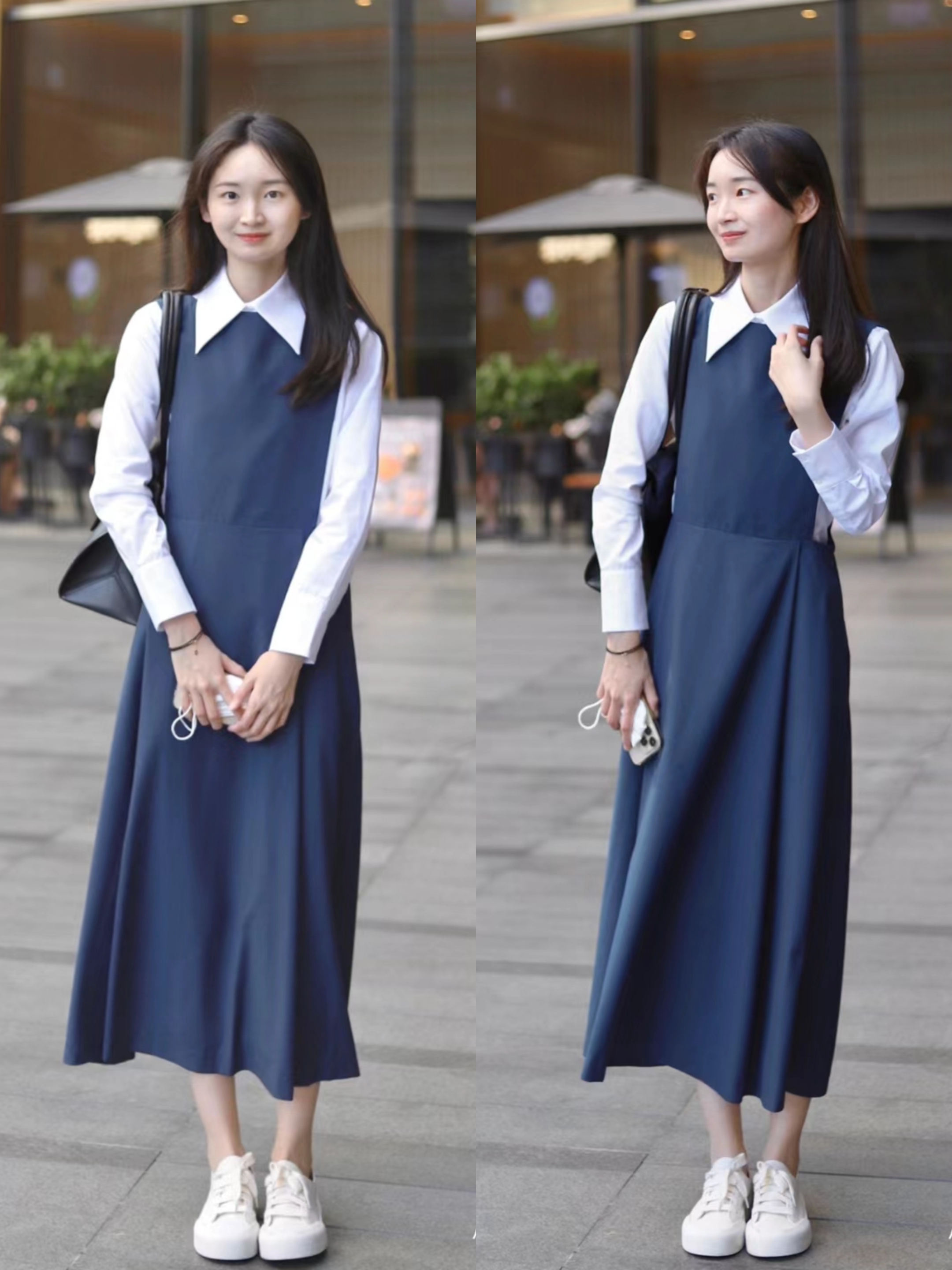 5种衬衫4种穿法初秋怎么穿绝了,白衬衫的多种穿法外穿