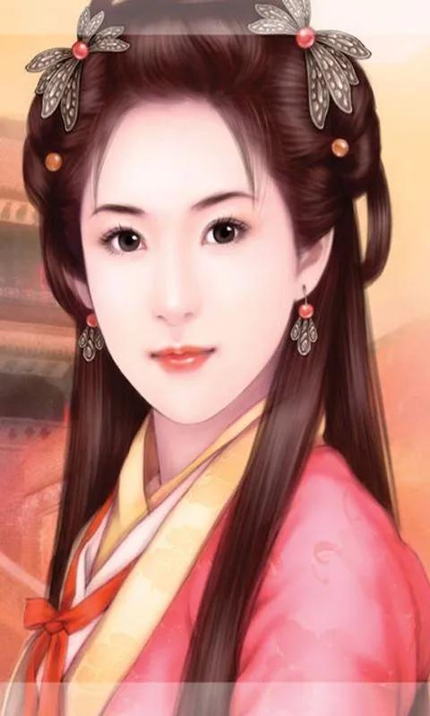 精美手绘手机壁纸古装演员,唐嫣古装高清壁纸