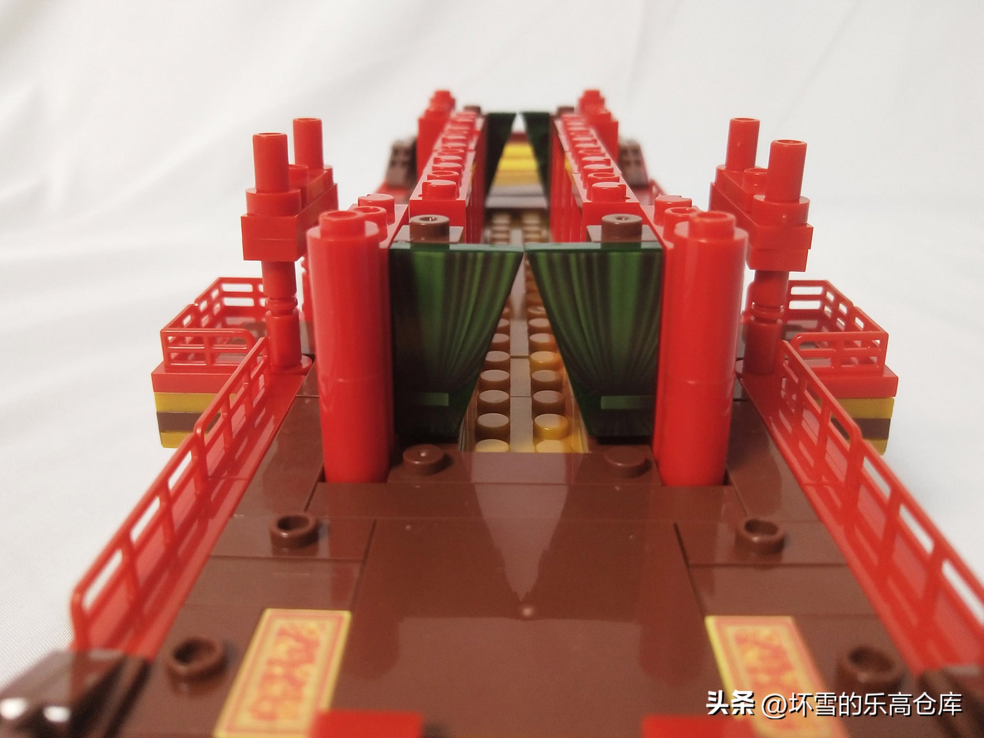 拼搭森宝积木,森宝积木故宫角楼拼搭过程