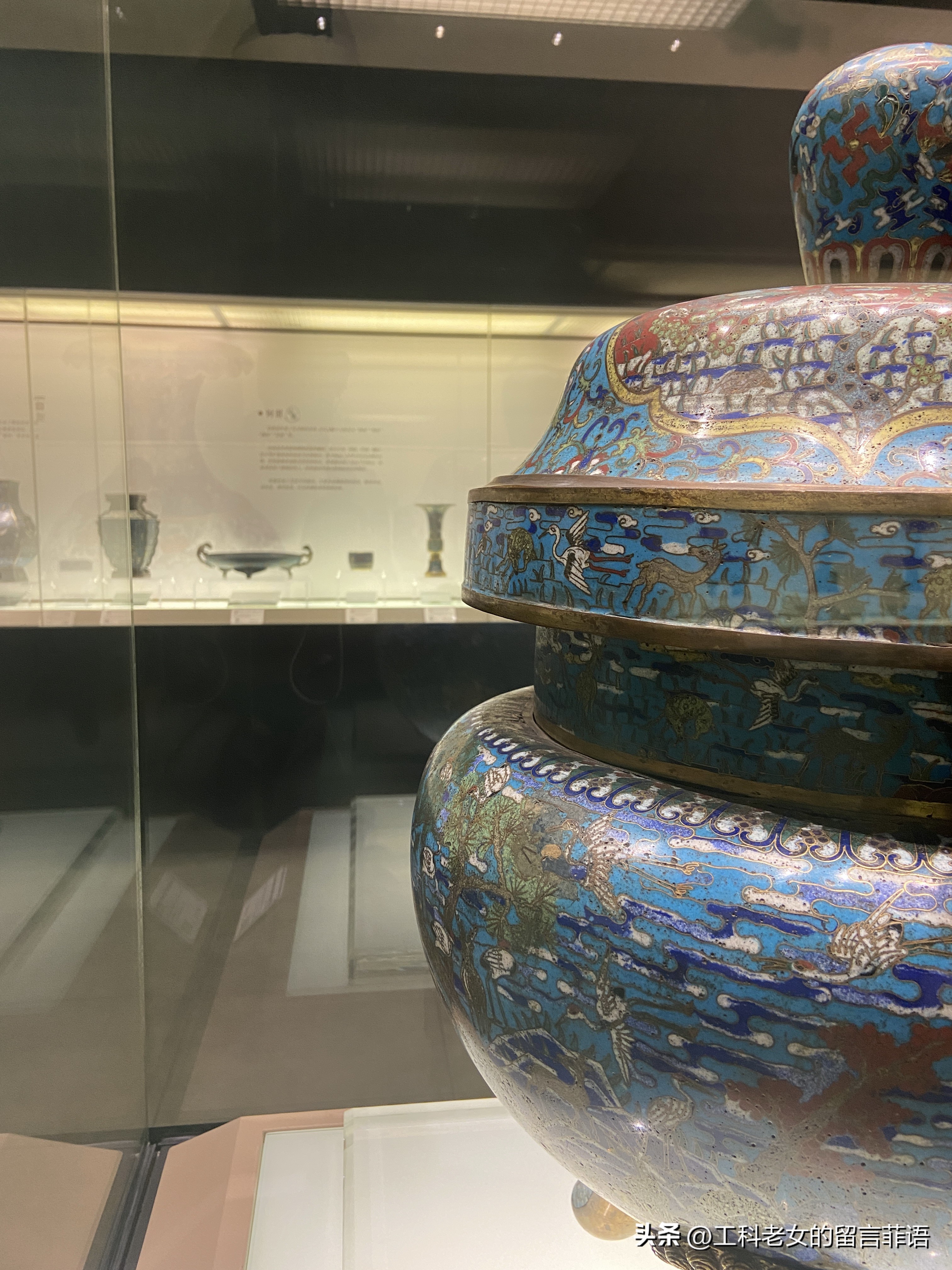 清代景泰蓝花卉瓶底款大全,北京观复博物馆景泰蓝工艺画