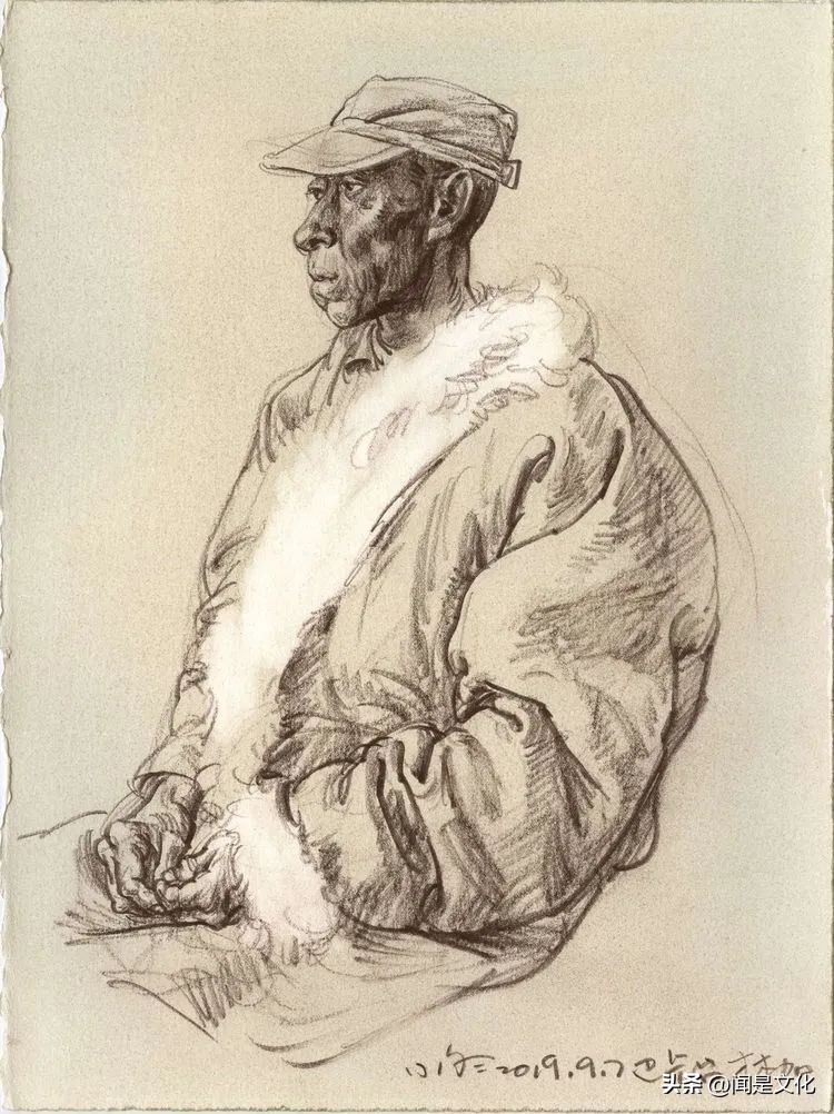 天津美院教授于小冬速写,于小冬美院速写图文