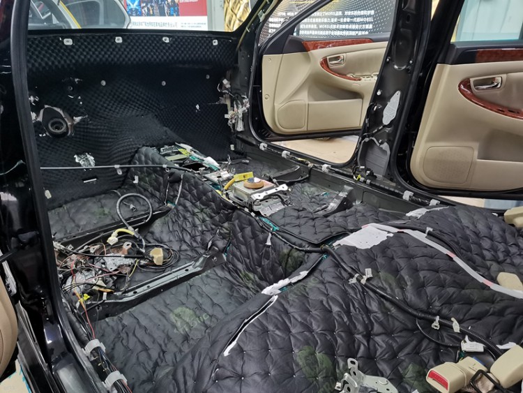 广州番禺丰田皇冠全隔音,皇冠隔音降噪