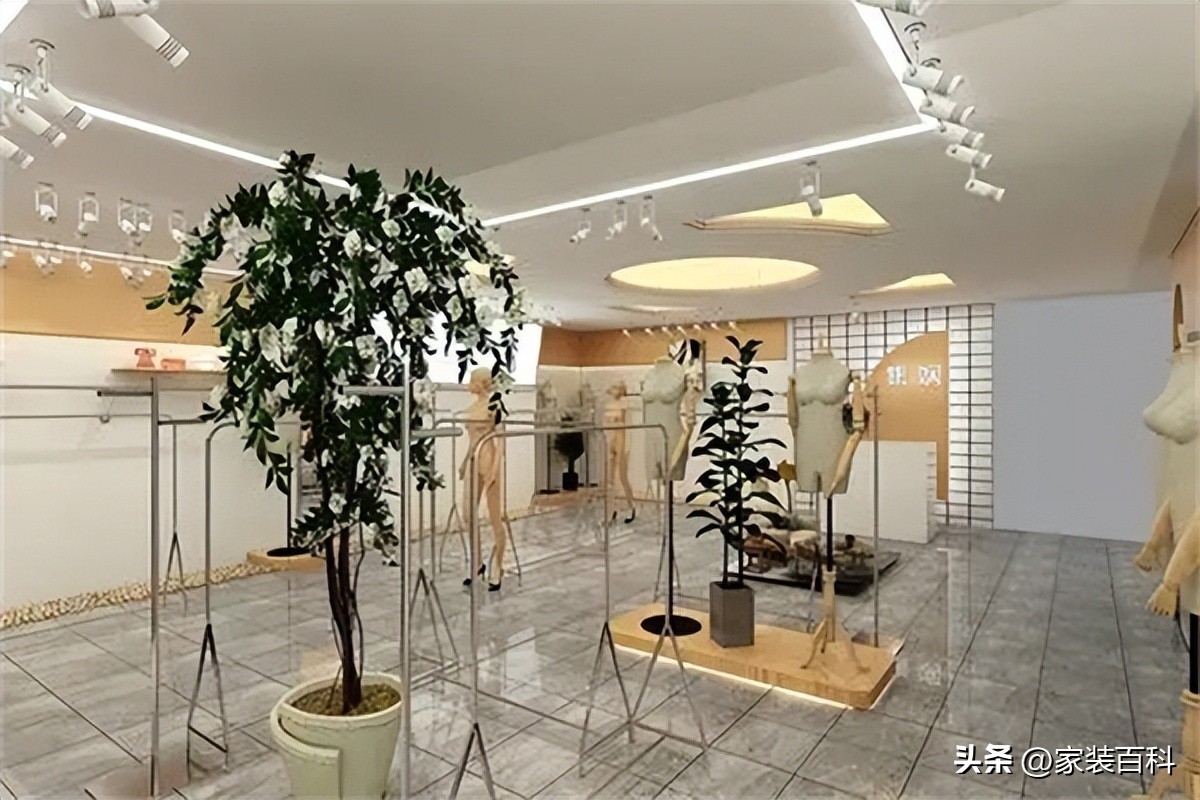 复古风格服装店装修效果图大全,服装店装修20平方长方形多少钱